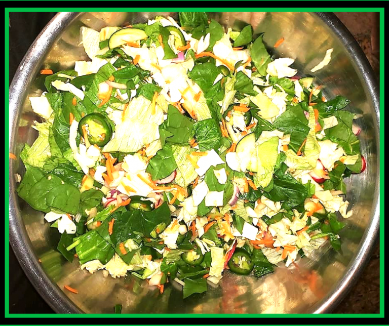 spiced up chopped salad