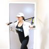 Home workout with resistance band