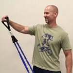 shoulders with resistance bands
