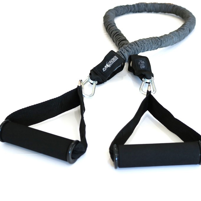 picture of 40lb resistance band with handles