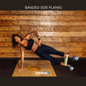 Performing Side Planks With Resistance Bands